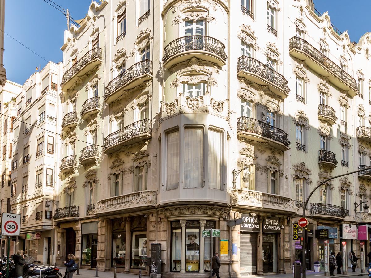 Ferienwohnung Travel Habitat Atico Calle Comedias Valencia Exterior foto