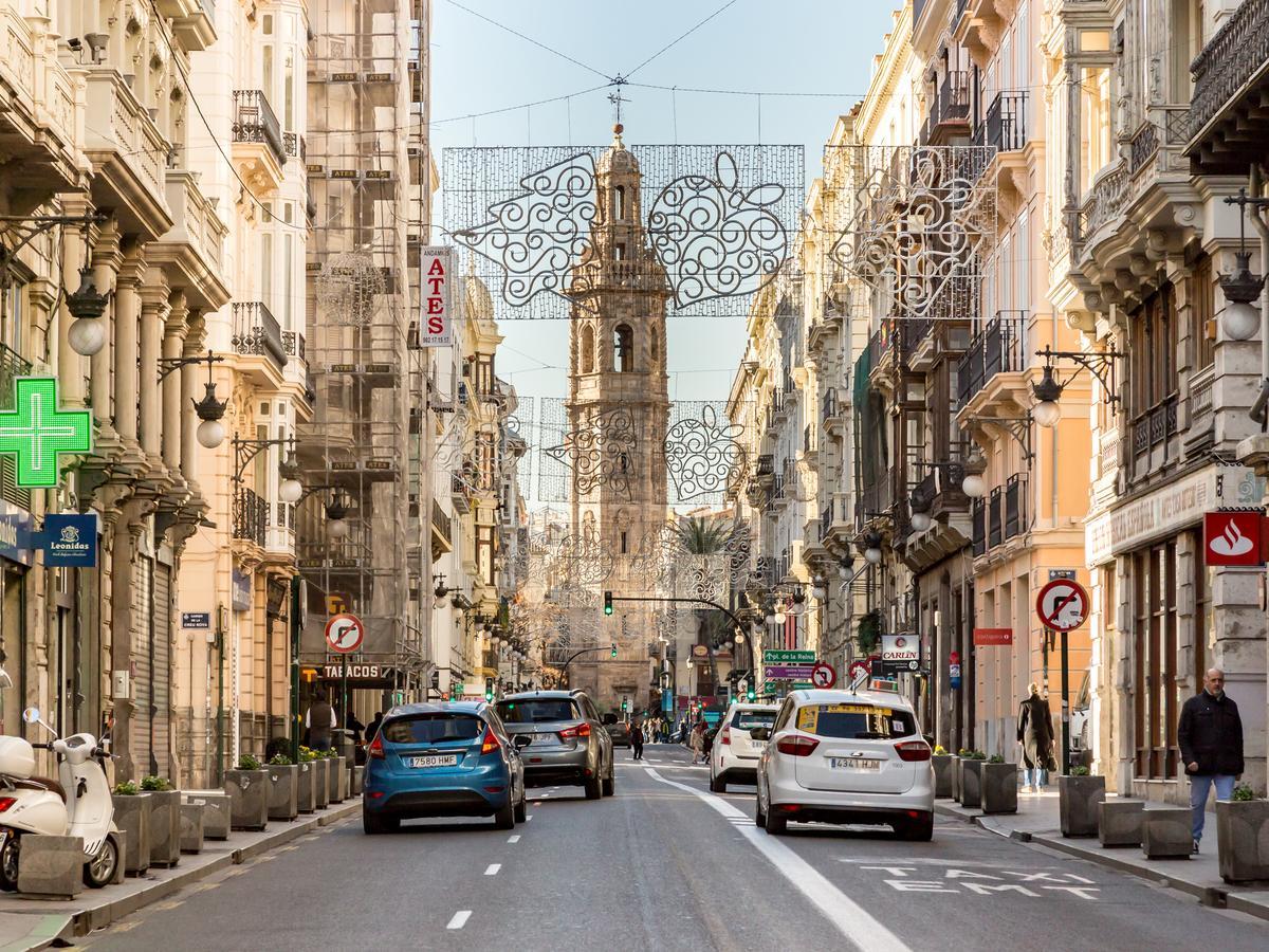 Ferienwohnung Travel Habitat Atico Calle Comedias Valencia Exterior foto